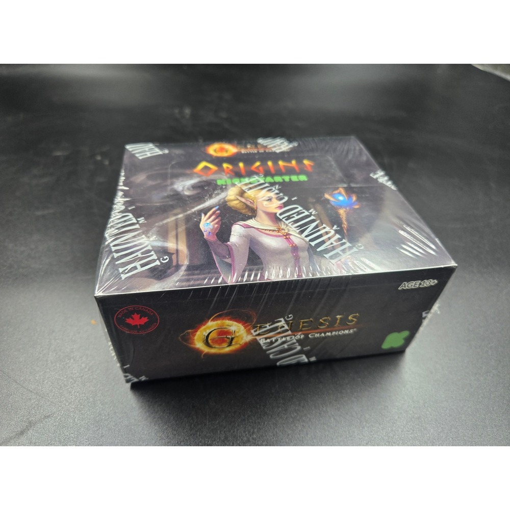 Genesis Battle of Champions Origins Kickstarter Booster Box Sealed TCG Haunted